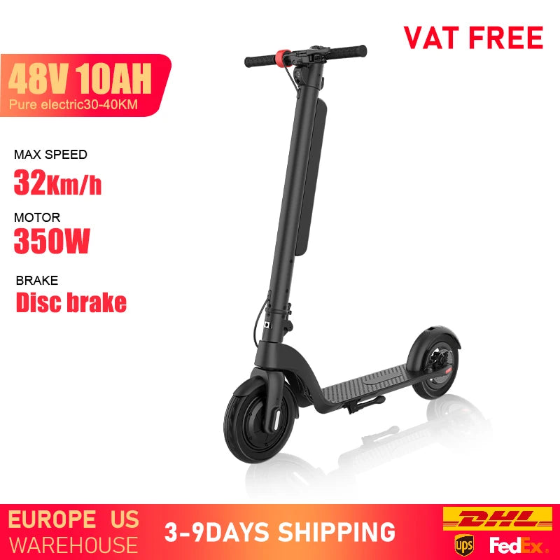 HX X8 350W Electric Scooter 13Ah Battery Foldable Adult Kick