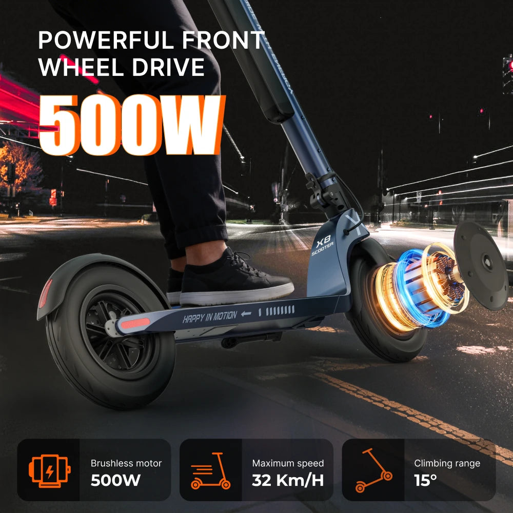 HX X8 350W Electric Scooter 13Ah Battery Foldable Adult Kick